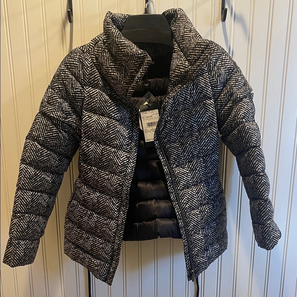 Weekend Max Mara Chevron Puffer Jacket Size 4